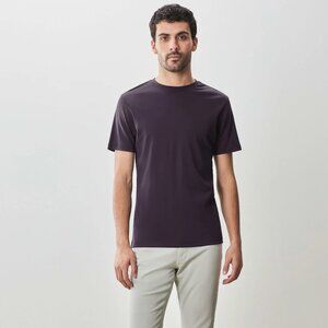 Robert Barakett Men's 100% Pima Cotton "The Barakett" Tee, Winter Purple, XXL